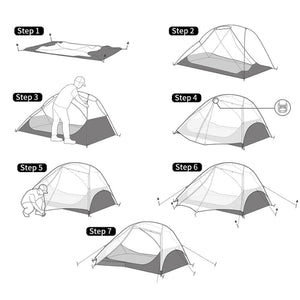 Comment installer la tente 2 places Star-River UL 2 de Naturehike