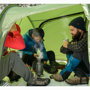 Tente tunnel 3 personnes - Tente Opalus 3 de Naturehike - Tente 3 personnes avec auvent - Koksoak